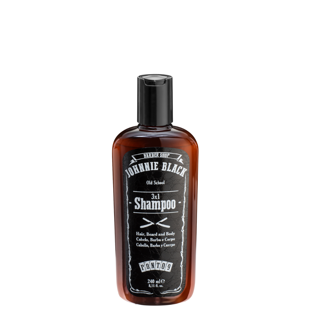 Shampoo para Cabelo, Barba e Corpo - Shampoo 3x1 240ml